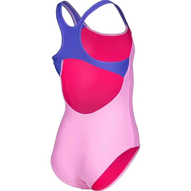 Купальник закрытый для девочек Arena DIM LIGHT SWIMSUIT SWIM PRO BA розовый, фиолетовый