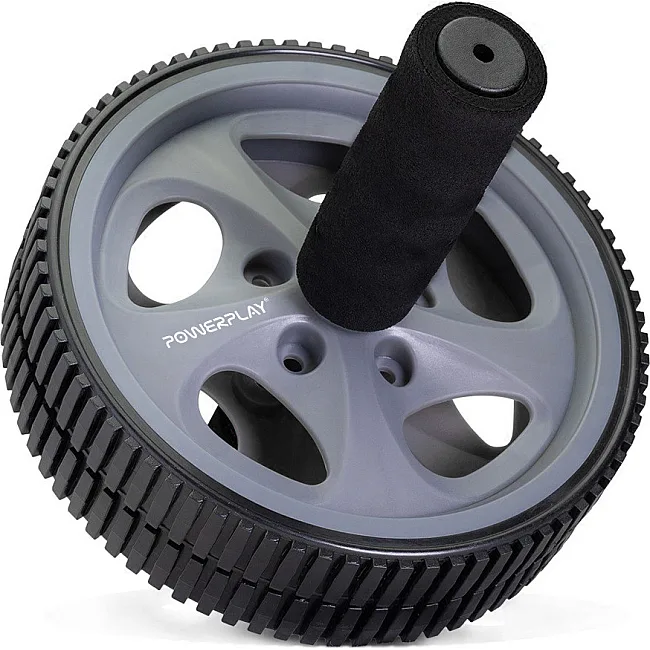 Колесо для пресса PowerPlay PP-4345 Exercise Wheel (d16.5cm.) Серое