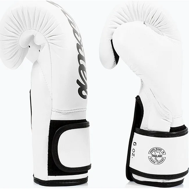 Боксерские перчатки Fairtex BGV14 White (бинты в комплекте)
