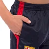 Спортивний костюм дитячий із символікою футбольного клубу BARCELONA кофта на блискавці та штани LIDONG LD-6130K-BS