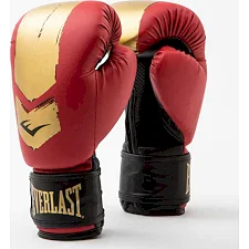 Боксерские перчатки Everlast PROSPECT YOUTH BOXING GLOVES красный, детский золотой 8 унций