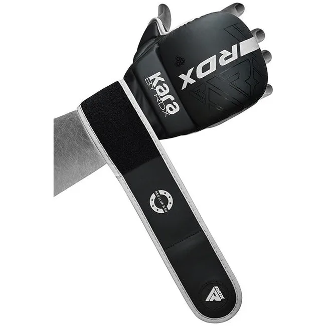 Перчатки для рукопашного боя ММА RDX F6 KARA Matte White Plus