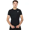 Футболка компрессионная с коротким рукавом мужская JASON CO-032 (Черный)
