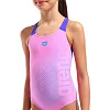 Купальник закрытый для девочек Arena DIM LIGHT SWIMSUIT SWIM PRO BA розовый, фиолетовый