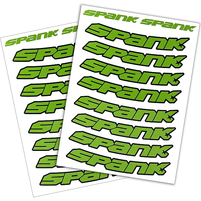Набор наклеек на обода SPANK Decal kit, Green
