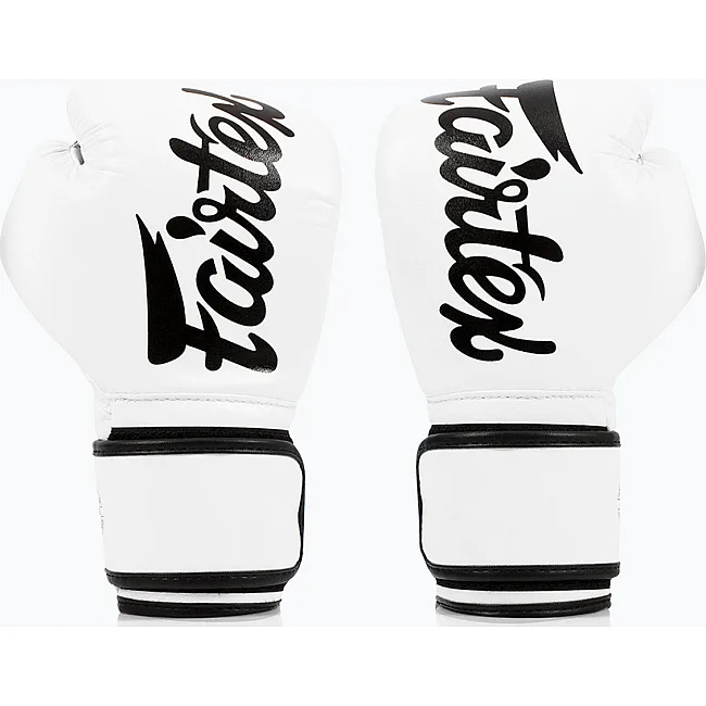 Боксерские перчатки Fairtex BGV14 White (бинты в комплекте)