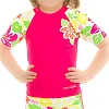 Топ солнцезащитный для девочек Aqua SpeedT-SHIRT FLOWER 2120