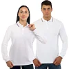 Футболка поло с длинным рукавом LIDONG LD-507 (Белый)