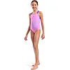 Купальник закрытый для девочек Arena DIM LIGHT SWIMSUIT SWIM PRO BA розовый, фиолетовый
