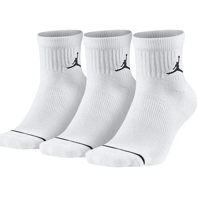 Шкарпетки Nike U J ED CUSH POLY ANKLE 3PR 144 білий