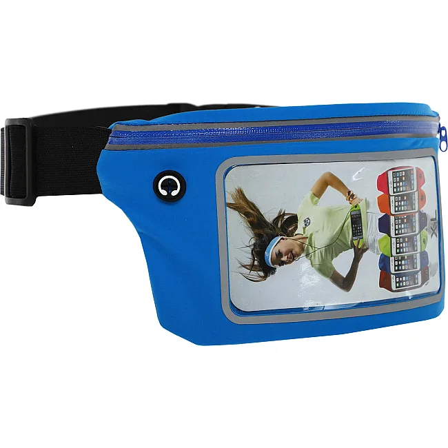 Сумка на пояс спортивная для бега с сенсорным экраном RUNNING WAISTPACK SP-SPORT
 GA-507 (Лимонный)