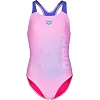 Купальник закрытый для девочек Arena DIM LIGHT SWIMSUIT SWIM PRO BA розовый, фиолетовый