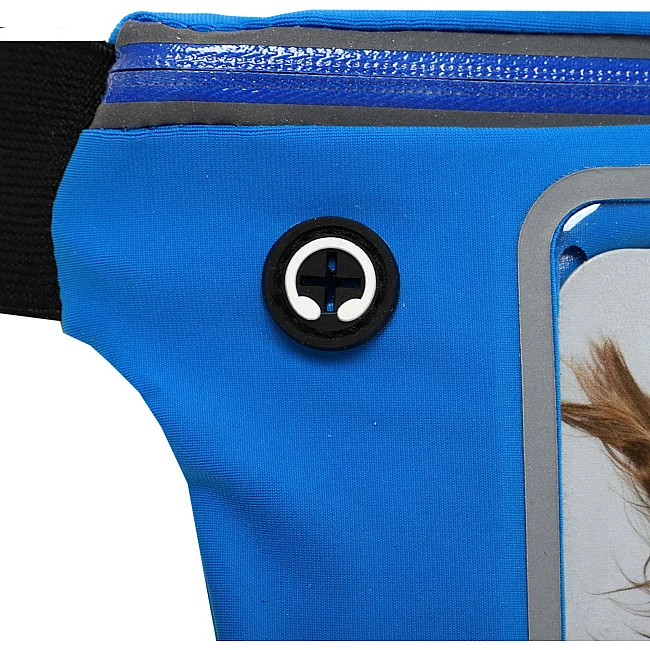 Сумка на пояс спортивная для бега с сенсорным экраном RUNNING WAISTPACK SP-SPORT
 GA-507 (Лимонный)