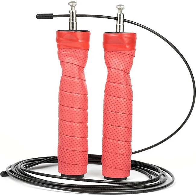 Скоростная скакалка 7SPORTS Cross Rope 3м. на подшипниках SK-1 7S красно-черная