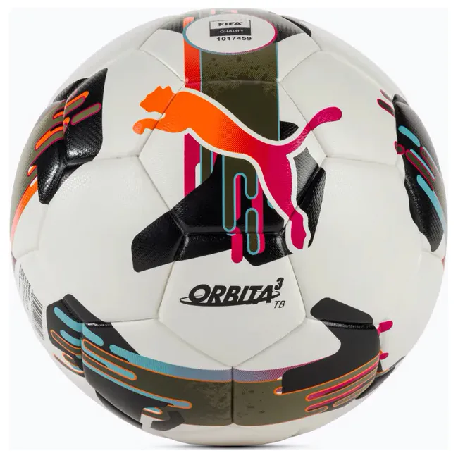 Футбольный футбольный Puma Orbita 3 TB (FIFA Quality) белый, черный, болотный 5