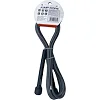 Скакалка LiveUp JUMP ROPE черный, серый 275x0,5 см