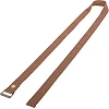 Ремень для йоги с металлической пряжкой BLOOM YOGA STRAP LB7086 183x3,8см (Коричневый)