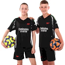 Футбольна форма дитяча із символікою клубу ARSENAL гостьова 2025 SP-SPORT CO-4697 20-28 (Чорний)