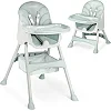 Стільчик для годування зі столиком Ricokids Milo 79 х 62 х 94 см - зелено-білий