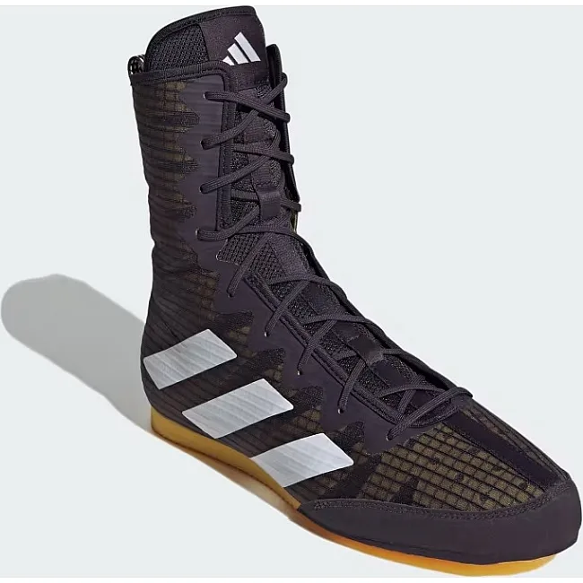 Обувь для бокса (боксерки) Box Hog 4 Olympic | черно/желтый/белый | ADIDAS IF0477