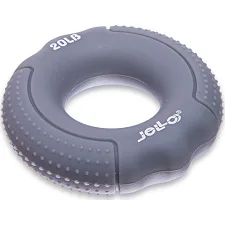 Кистевой эспандер кольцо JELLO FI-1788 1шт нагрузка 4,5-27кг (Серый)