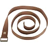 Ремень для йоги с металлической пряжкой BLOOM YOGA STRAP LB7086 183x3,8см (Коричневый)