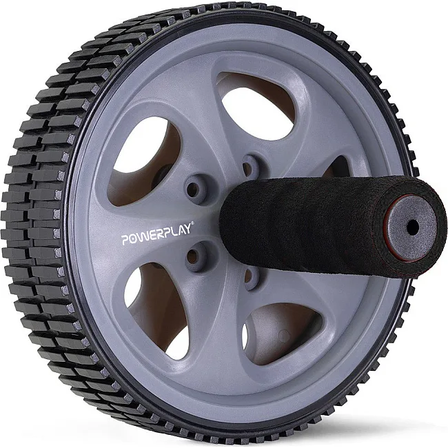 Колесо для пресса PowerPlay PP-4345 Exercise Wheel (d16.5cm.) Серое