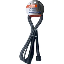 Скакалка LiveUp JUMP ROPE чорний, сірий 275x0,5 см
