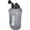 Пляшка для води Nike SUPER JUG 128OZ сірий, чорний 3785 мл