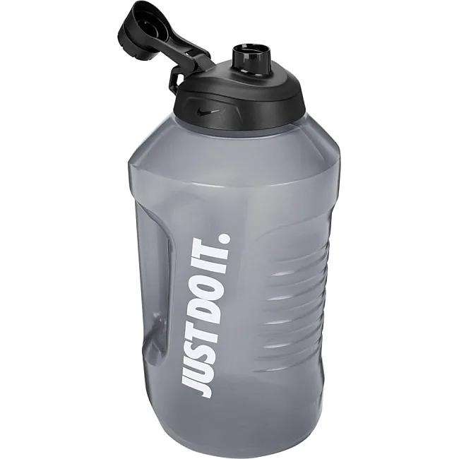 Пляшка для води Nike SUPER JUG 128OZ сірий, чорний 3785 мл