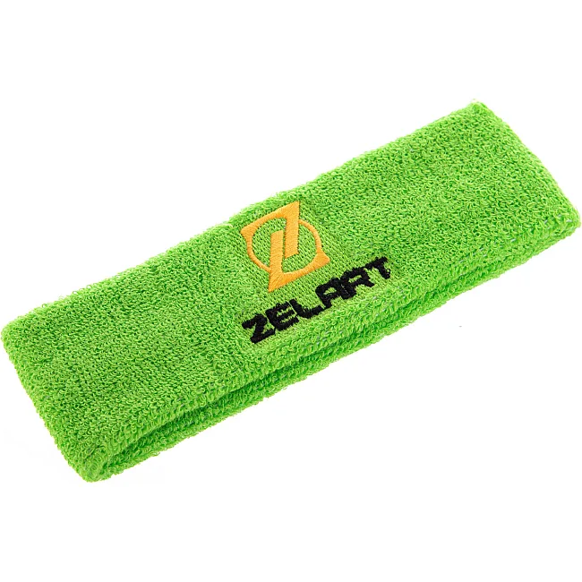 Пов'язка спортивна махрова на голову від поту ZELART BC-2972 (Салатовий)