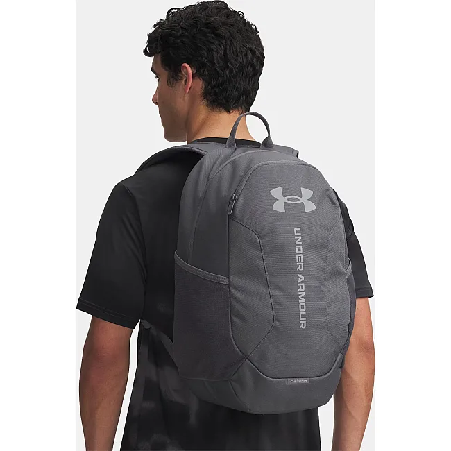 Рюкзак UNDER ARMOUR Hustle Lite Backpack 26,5L серый 31х47х17 см