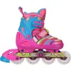 Ролики раздвижные
 детские с защитой и шлемом в комплекте JINGFENG 172 (Синий)