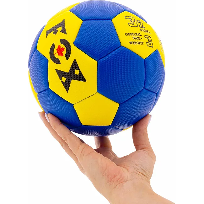 Мяч гандбольный FOX CM-9975-3 №3 PU (Синий-белый)