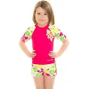 Топ солнцезащитный для девочек Aqua SpeedT-SHIRT FLOWER 2120