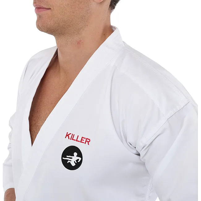 Кимоно для карате куртка штаны и пояс KILLER CO-7973
 110-180см