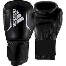Боксерские перчатки Adidas Speed 50 (черный-белый, ADISBG50)