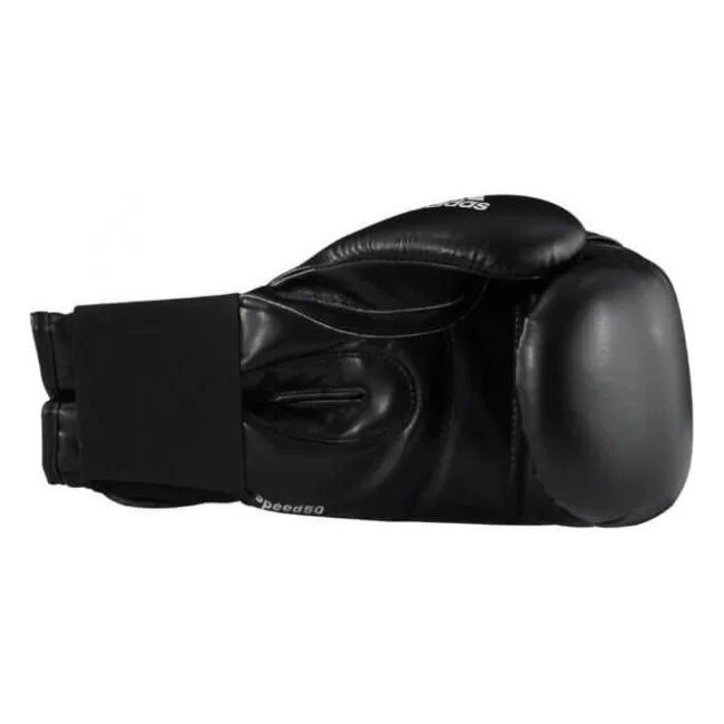Боксерські рукавички Adidas Speed 50 (чорний-білий, ADISBG50)