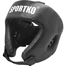Боксерский шлем Sportko ОК1 (верх шнуровка)