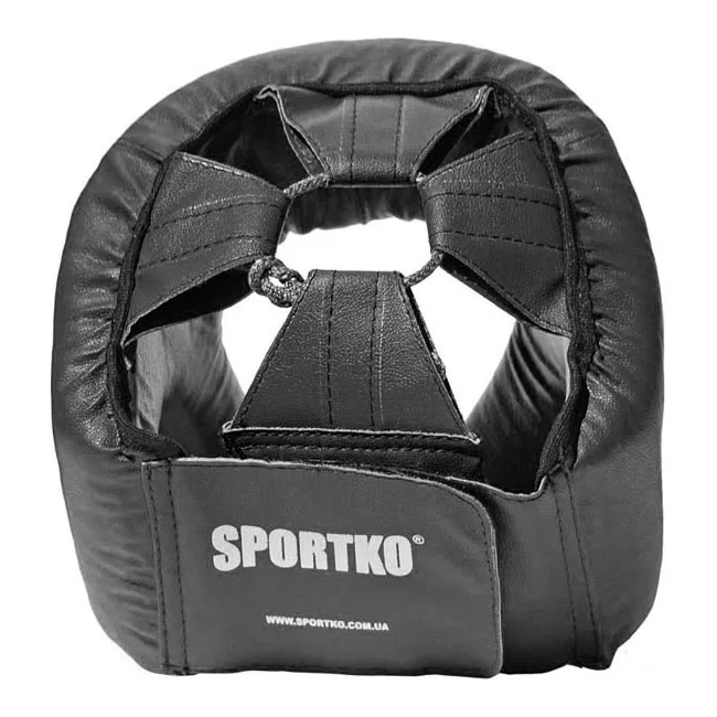 Боксерский шлем Sportko ОК1 (верх шнуровка)