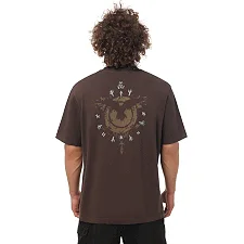 Футболка чоловіча PERESVIT Oversized Sign Dark Brown