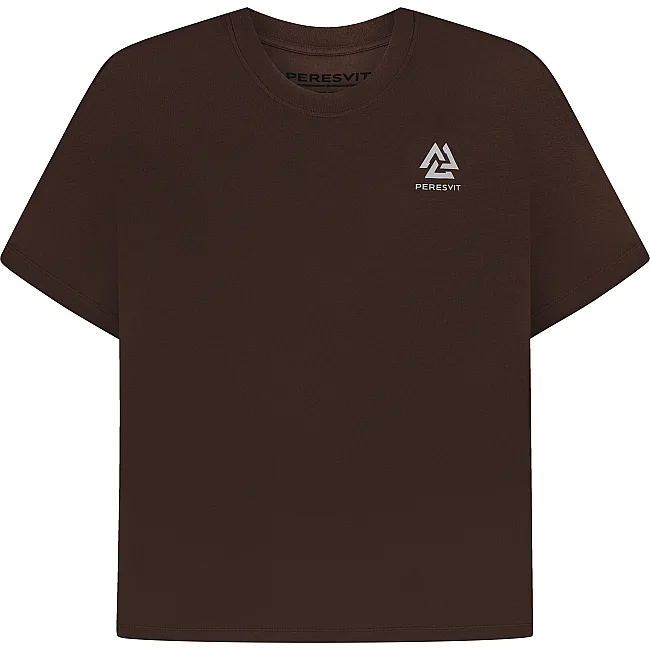 Футболка чоловіча PERESVIT Oversized Sign Dark Brown