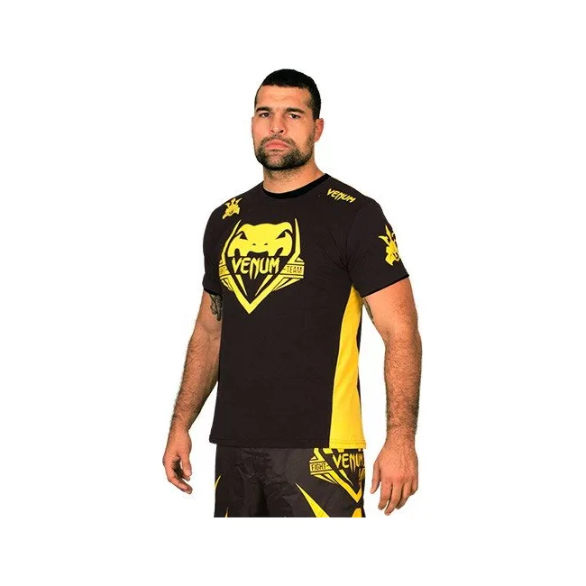 Футболка VENUM Shogun Team Shockwave Black - Yellow