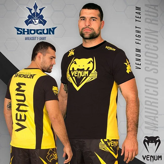 Футболка VENUM Shogun Team Shockwave Black - Yellow