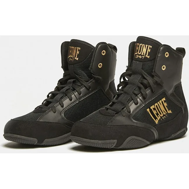 Обувь для бокса LEONE Premium Black