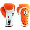Перчатки для бокса TWINS Velcro Extra Design BGVL6-MK White Orange