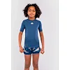 Рашгард для детей VENUM Contender Short Sleeves - Royal Blue