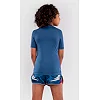 Рашгард для детей VENUM Contender Short Sleeves - Royal Blue
