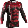 Рашгард Peresvit Beast Silver Force Rashguard Long Sleeve Red