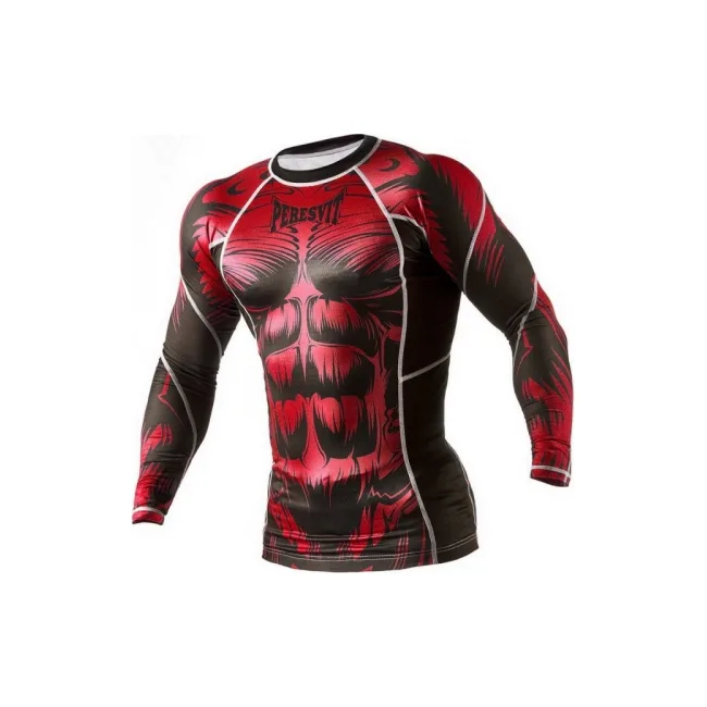 Рашгард Peresvit Beast Silver Force Rashguard Long Sleeve Red